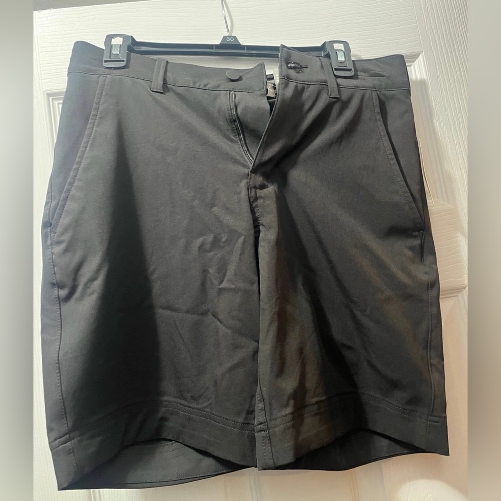 Men's Black Golf Shorts